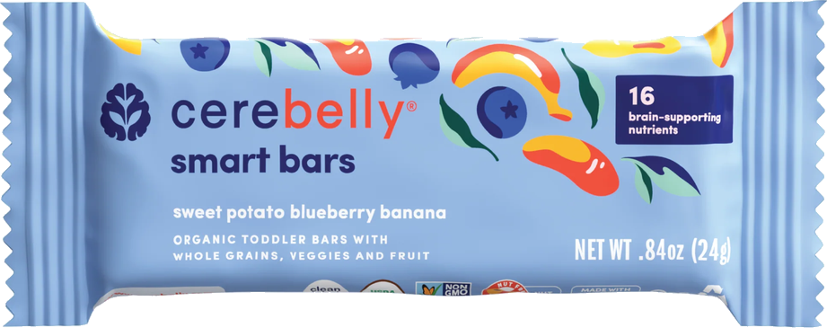 Cerebelly Smart Bar Sweet Potato Blueberry Banana