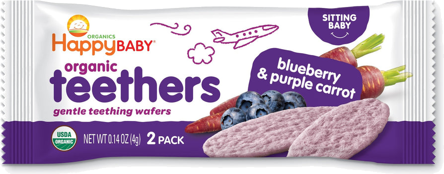 Happy Baby Teethers Blueberry & Purple Carrot