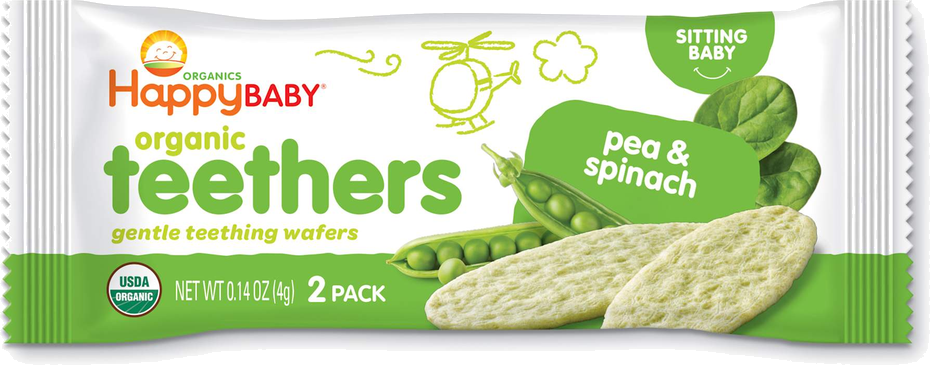 Happy Baby Teethers Pea & Spinach