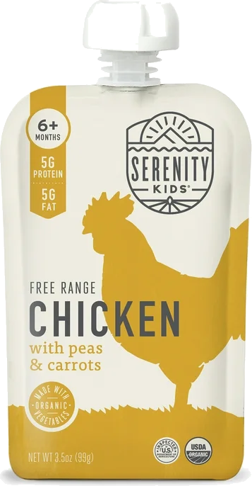 Serenity Kids Free Range Chicken with Peas & Carrots